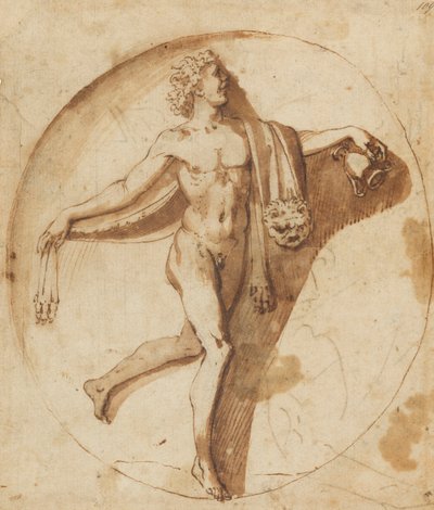 Votary of Bacchus, c.1640 by Nicolas Poussin